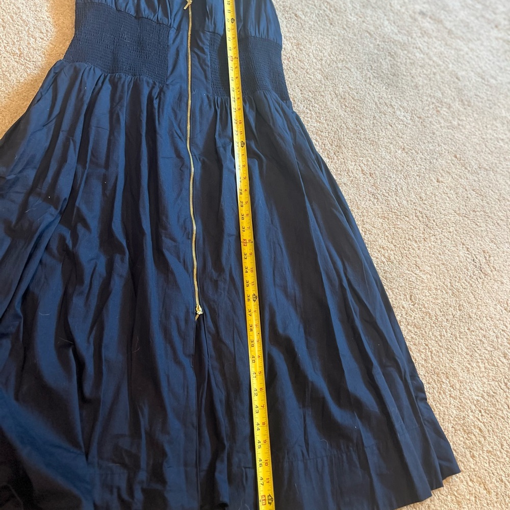 Anthropologie Dark Blue Midi Dress - Picture 6 of 7